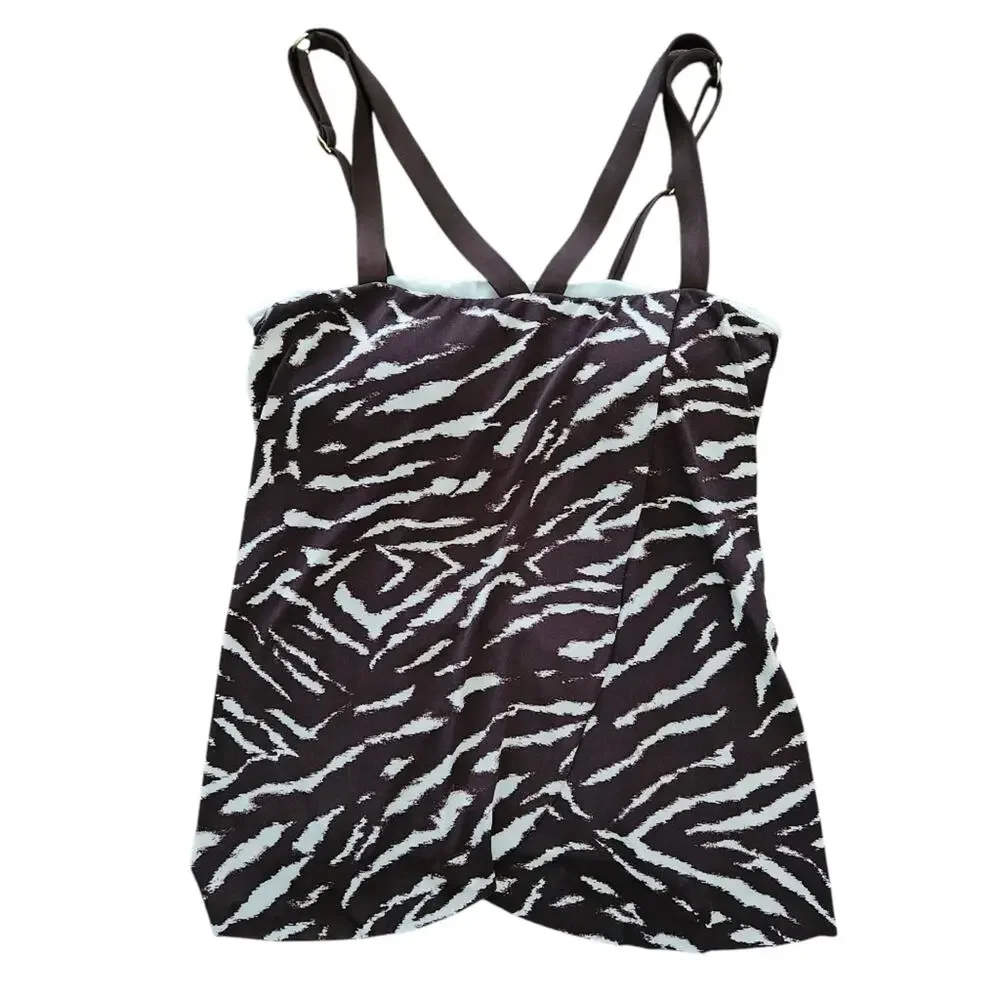 MagicSuit By MiracleSuit‎ Swim Tankini Top 8 Beach Vacation Resortwear